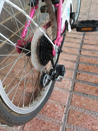 Bicicleta infantil rosa