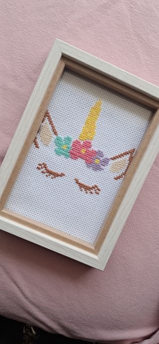 Quadros bordados à mão