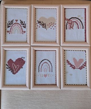 Quadros bordados à mão