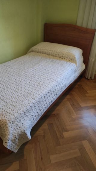 Cama individual 90 cm con colchón incluido