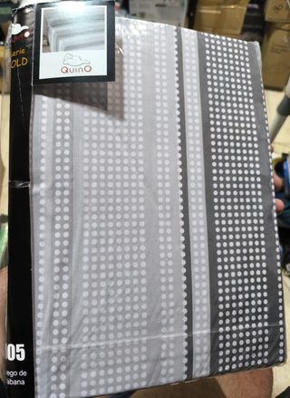 Juego Sábanas Quino Gold Topitos Cama 105