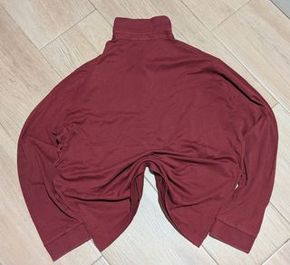 Polo BOSS Manga Larga Pima Cotto Granate