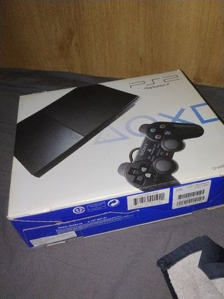 Ps2 Slim Sony Negro Completo