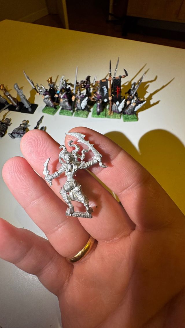 Bruja Elfos Oscuros Warhammer Metal