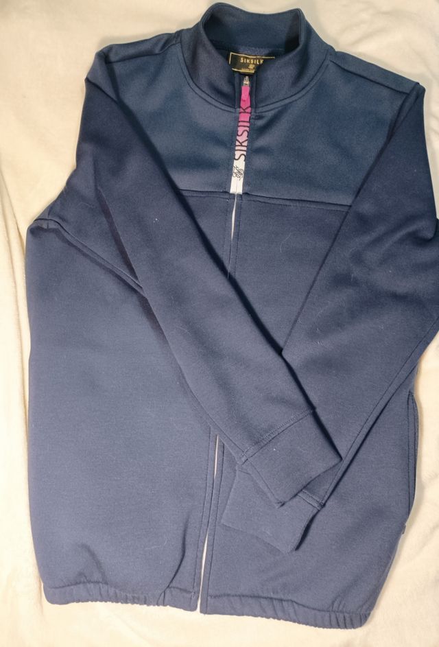 Conjunto deportivo SikSilk azul y rosa