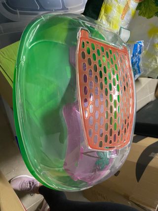 Acuario tortuga con dos niveles