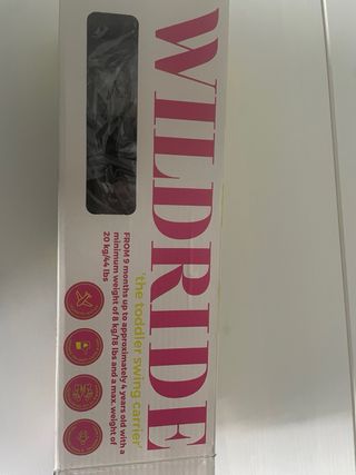 Portabebés Wildride con bolsa deslizante