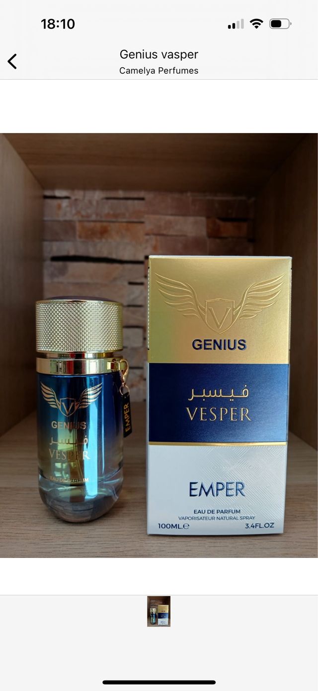 Perfume Genius Vesper Emper 100ml