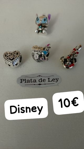 Abalorios Disney Plata