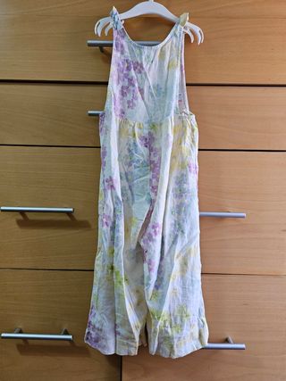 Peto mono niña floral zara 5-6
