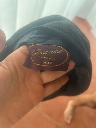 Berretto Gatsby Uomo Grigio Fatto a Mano