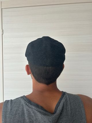 Berretto Gatsby Uomo Grigio Fatto a Mano