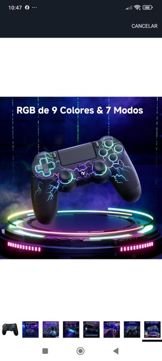 Mando P03 Inalámbrico RGB para PS/PC