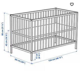 Cuna Ikea Colecho Madera Clara