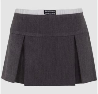 Falda mini GUTS&LOVE gris