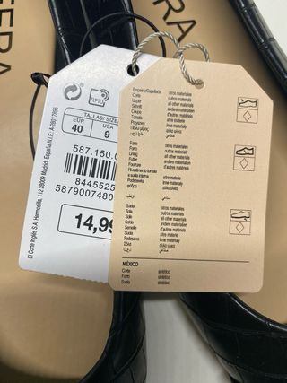 Manoleteinas SFERA Negro Cocodrilo