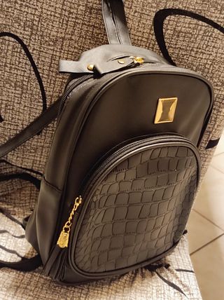 Zainetto similpelle nero donna