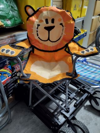 Silla infantil plegable de poliéster