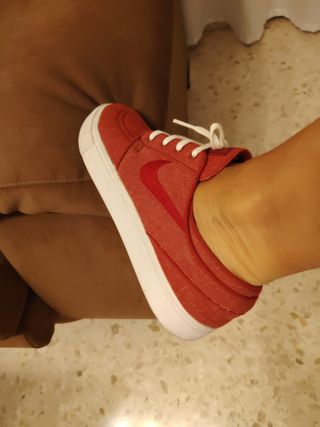 Zapatillas Nike skates color burdeos unisex