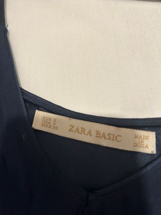 Blusa tirantes S con pedrería