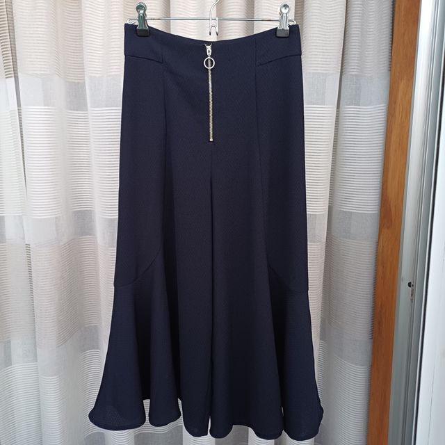 Calça Zara Cintura Subida T-34 Azul