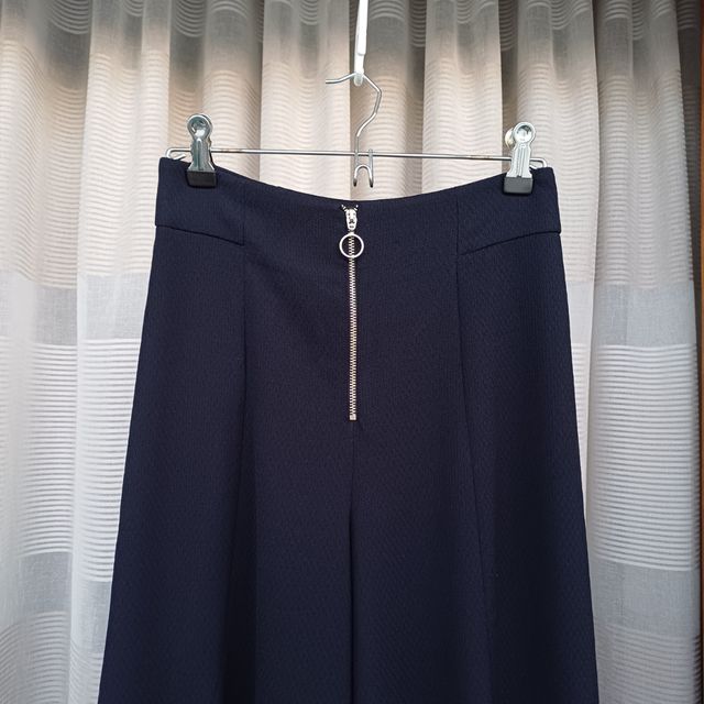 Calça Zara Cintura Subida T-34 Azul