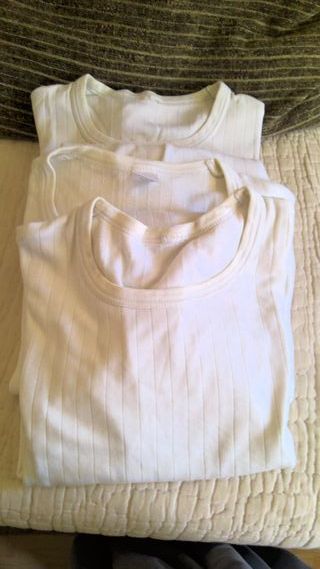 3 Camisetas Manga Larga Hombre + 1 Regalo