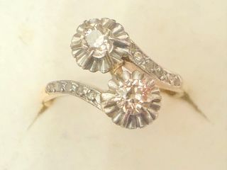 Anillo Oro y Brillantes Tú y Yo