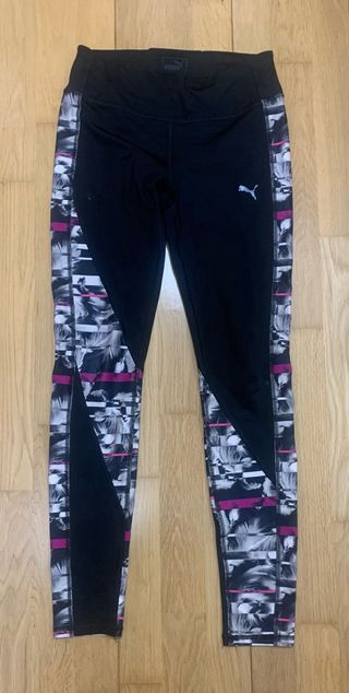 Leggings Puma Mujer Negros y Multicolor