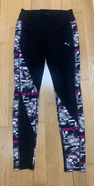 Leggings Puma Mujer Negros y Multicolor