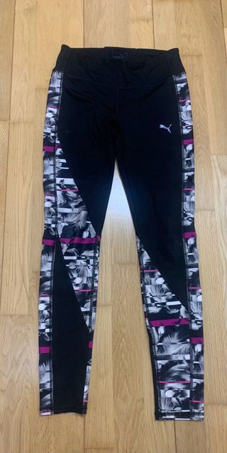 Leggings Puma Mujer Negros y Multicolor