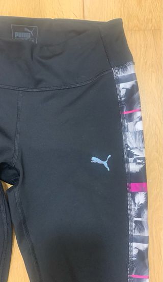 Leggings Puma Mujer Negros y Multicolor