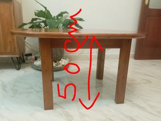 Mesa auxiliar de madera