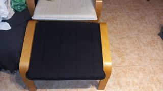 Reposapiés Butaca Poäng Ikea Madera