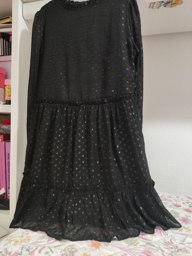 Vestido fiesta niña 12-13 años negro