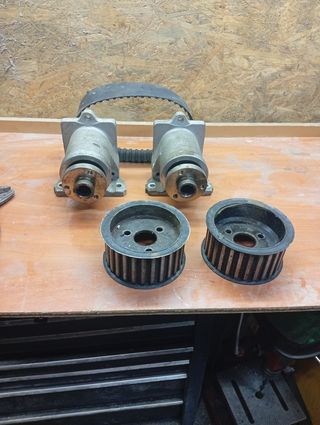 Correa y poleas para máquina Ioogo