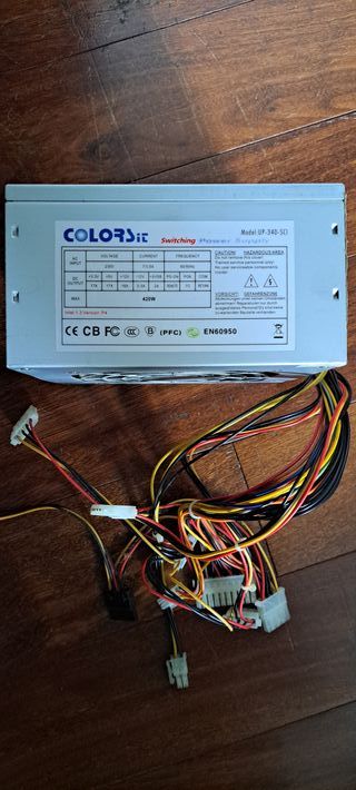 Fuente Alimentación ColorSit ATX 420W UP-340-SCI