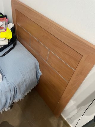 Cabecero de cama de madera 90cm