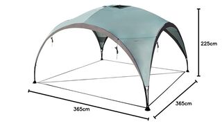 Cenador Plegable Amazon Basics 3,65 m Verde