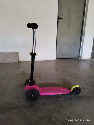 Patinete 3 ruedas rosa