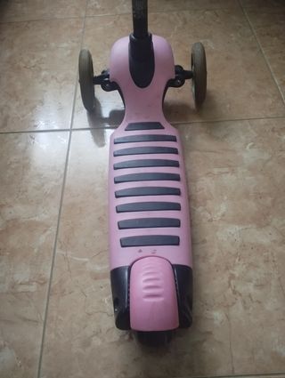 Patinete infantil 3 ruedas rosa