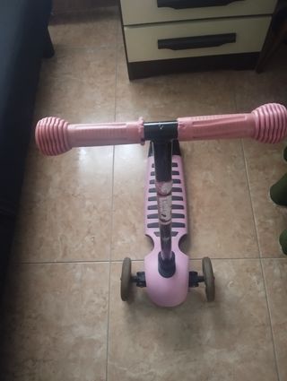 Patinete infantil 3 ruedas rosa