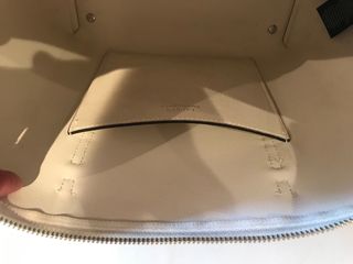 Bolso Blanco Ralph Lauren. Imitacion Piel Bombeada