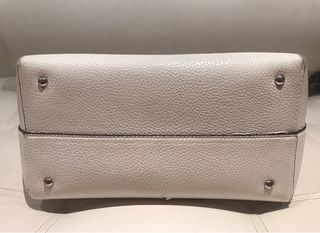 Bolso Blanco Ralph Lauren. Imitacion Piel Bombeada