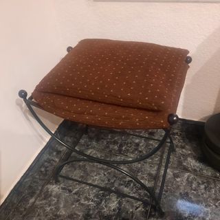Sillón de metal tipo Laversit con 2 cojines