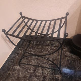 Sillón de metal tipo Laversit con 2 cojines