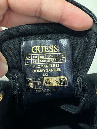 Scarpe Guess nere oro tg 36