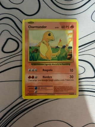 Carta Pokémon Charmander Básico 60 PS