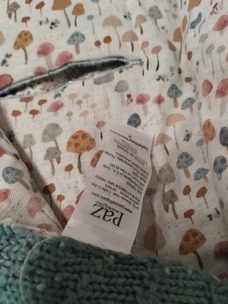 Saco invierno capazo Paz Rodríguez verde