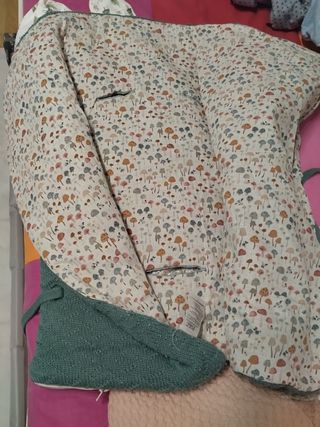 Saco invierno capazo Paz Rodríguez verde